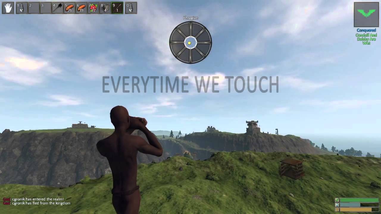 Playing famous tunes on the Flute: REIGN OF KINGS Game