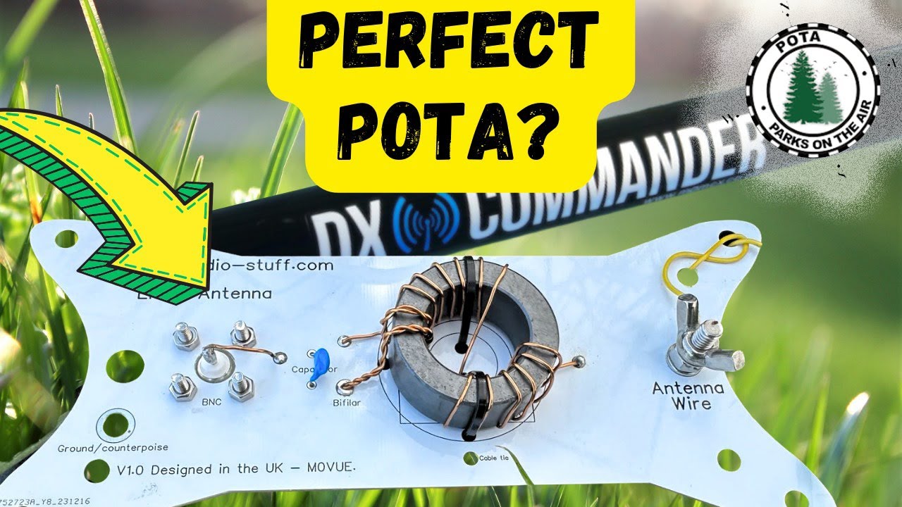 First POTA Ham Radio Success Feat. radio-stuff.com EFHW