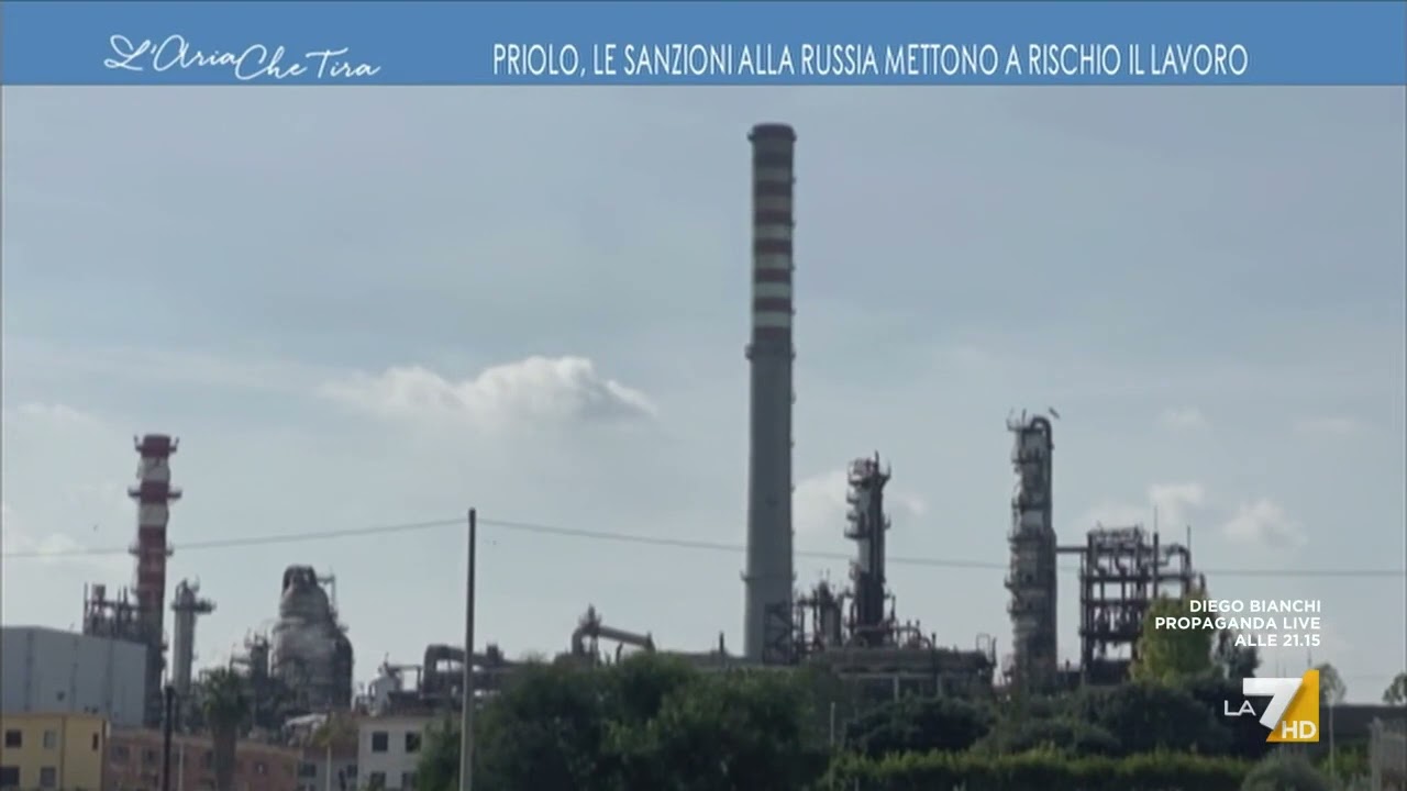 Priolo Gargallo, le sanzioni alla Russia mettono a rischio il lavoro
