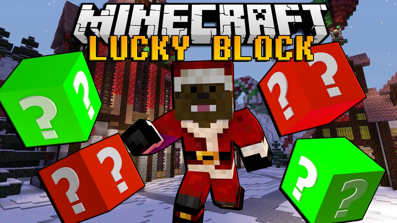 Minecraft CHRISTMAS CITY LUCKY BLOCK MOD (25 Days of Christmas) w/ BajanCanadian & JeromeASF