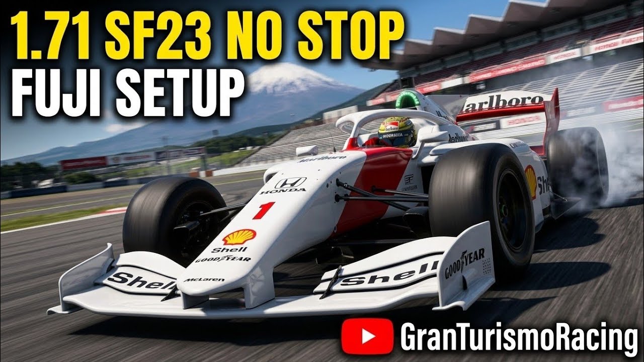 GT7 1.71 SUPER FORMULA SF23 FUJI NO STOP (+ setup)