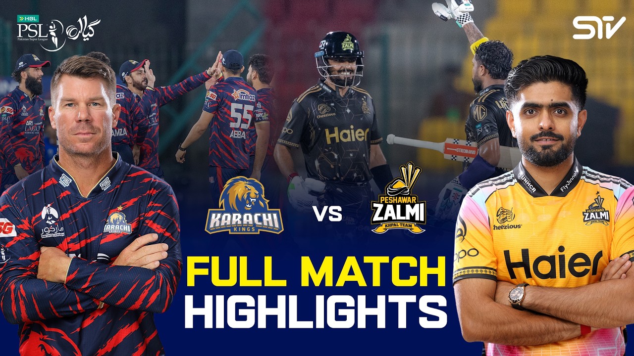 Full Match Highlights | Karachi Kings vs Peshawar Zalmi | Match 17 | HBL PSL 11 | MZB1J