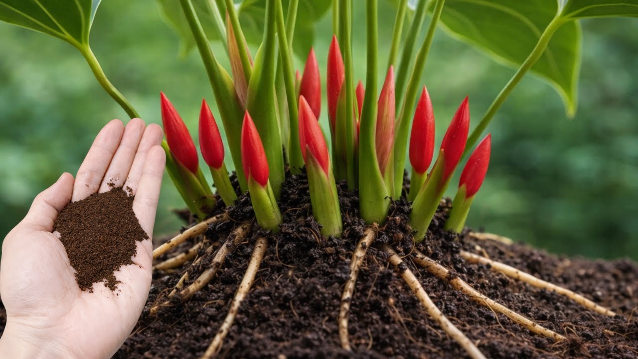 Just Coffee! Anthurium Blooms All Year Naturally