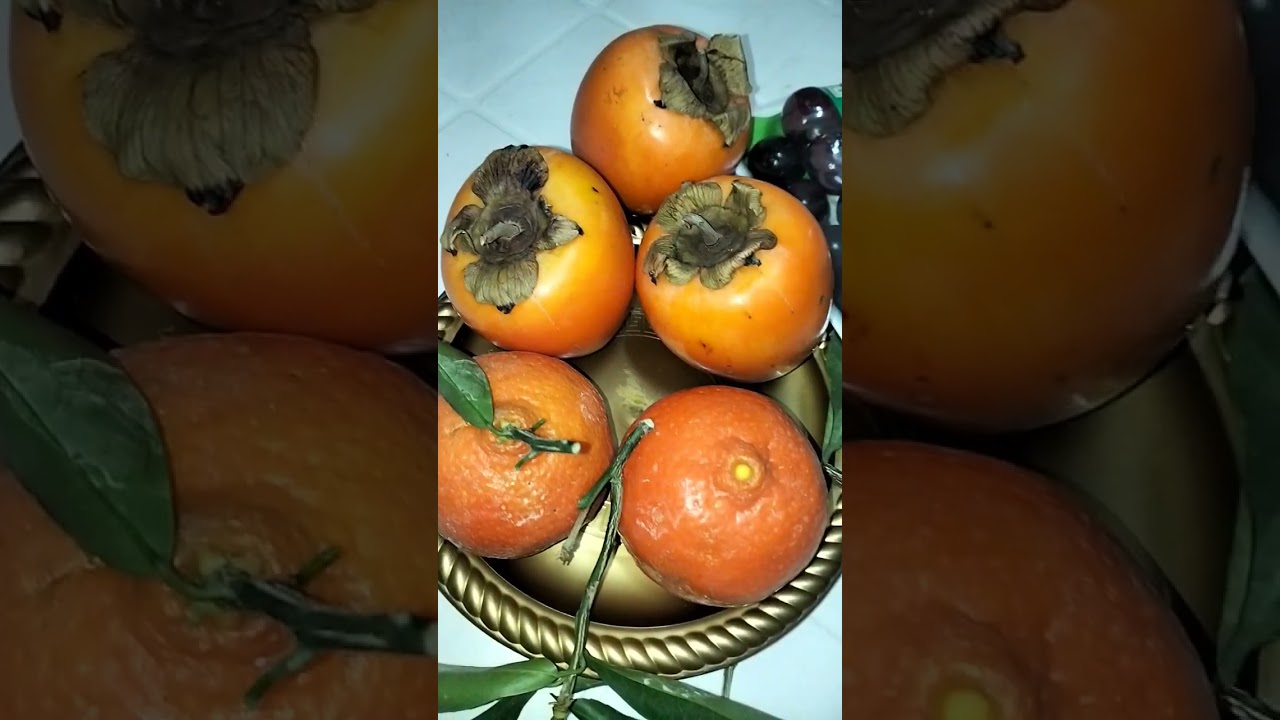 കാക്കി പഴം persimmon fruit👌 super tasty 