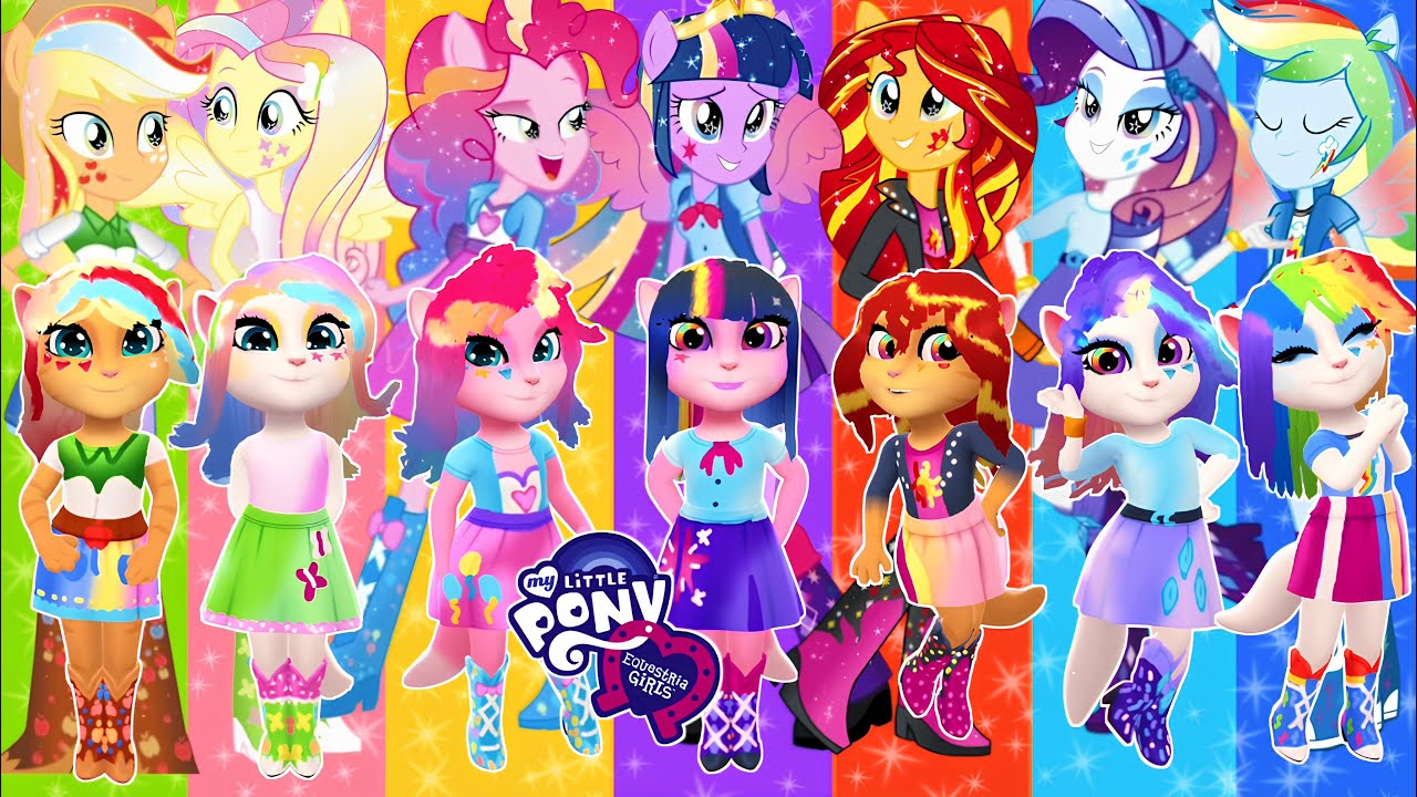 🌈✨️MY LITTLE PONY EQUESTRIA GIRLS RAINBOWFIED ➕️ ANGELA 2 | Cosplay Makeover