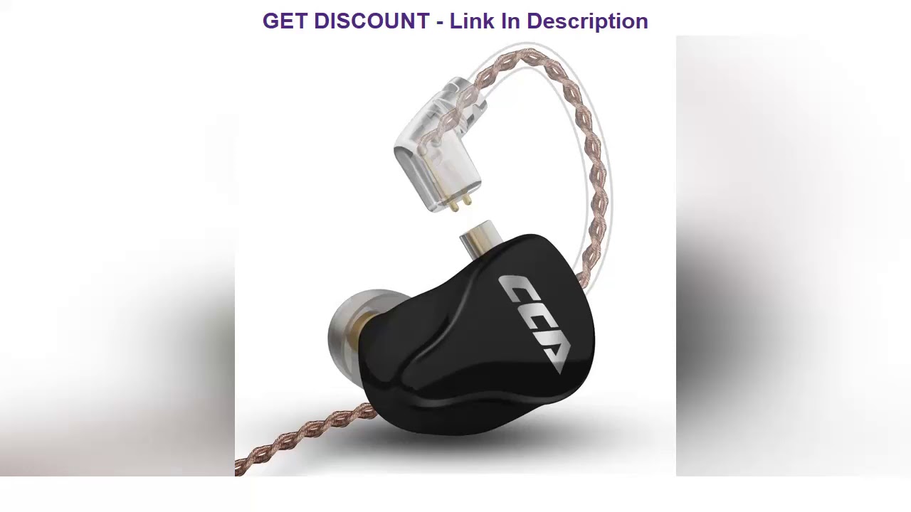 ✅ CCA CA16 1DD + 7BA hybride &eacute;couteur Hifi Sport en cours d'ex&eacute;cution &eacute;couteurs avec d&eacute;tach&eacute; 0.75mm