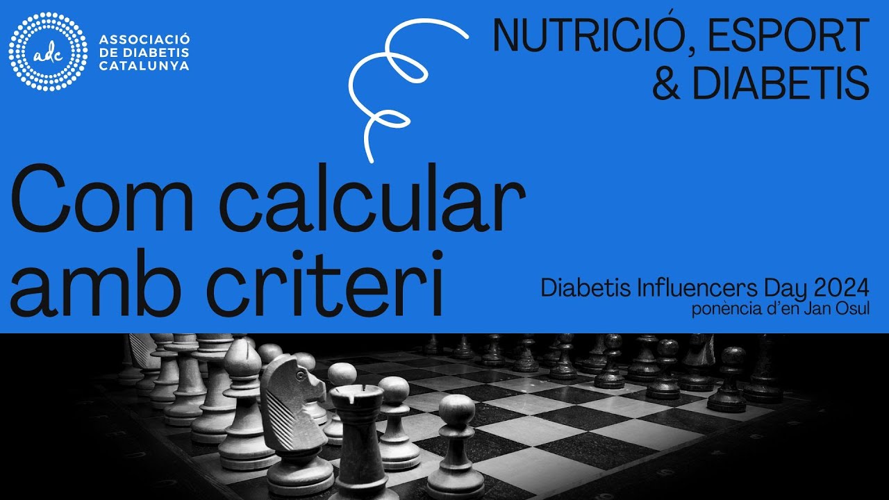 Nutrici&oacute;, esport i diabetis: com calcular amb criteri