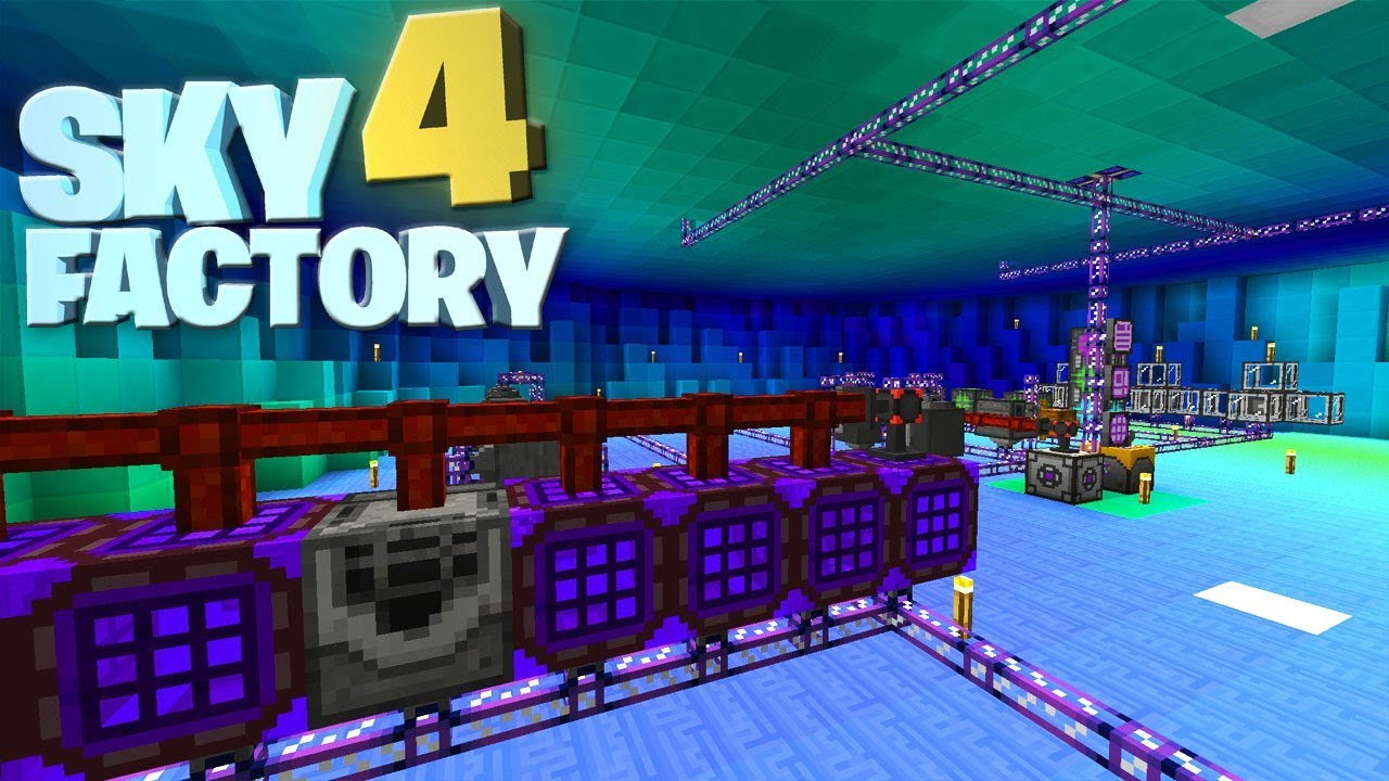 Eine riesige ME-System Fabrik! - Minecraft Sky Factory 4 #22