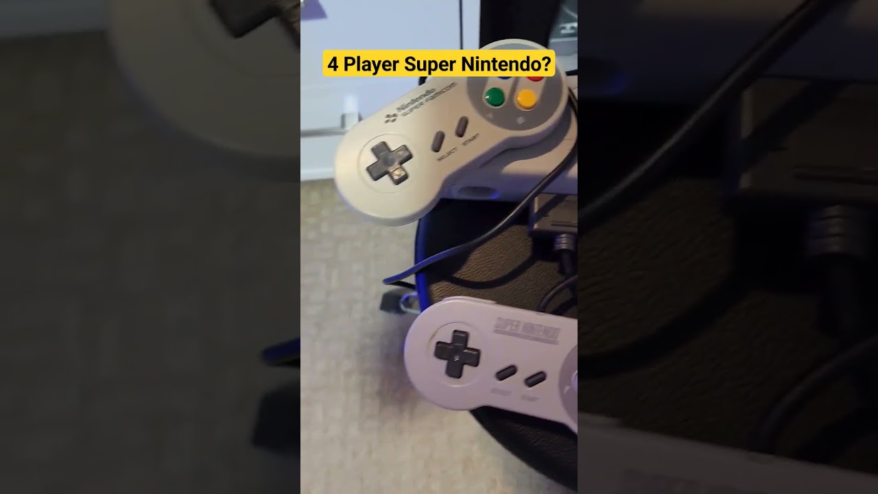 4 Player SNES Is Dope! #gaming #nintendo #snes #superfamicon