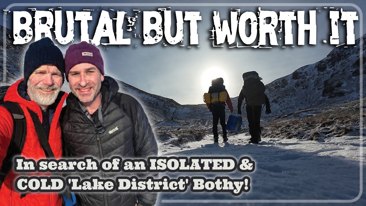 A Winter Trek to a Lonely 'Lake District Bothy' in Unforgiving Icy Weather!