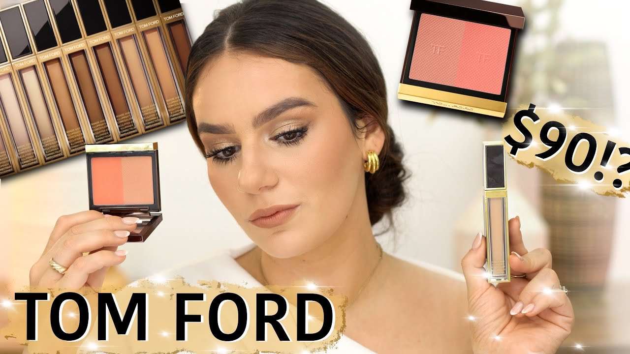 TOM FORD Shade AND Illuminate: CONCEALER and BLUSH DUO || Full day wear test and HONEST REVIEW!!