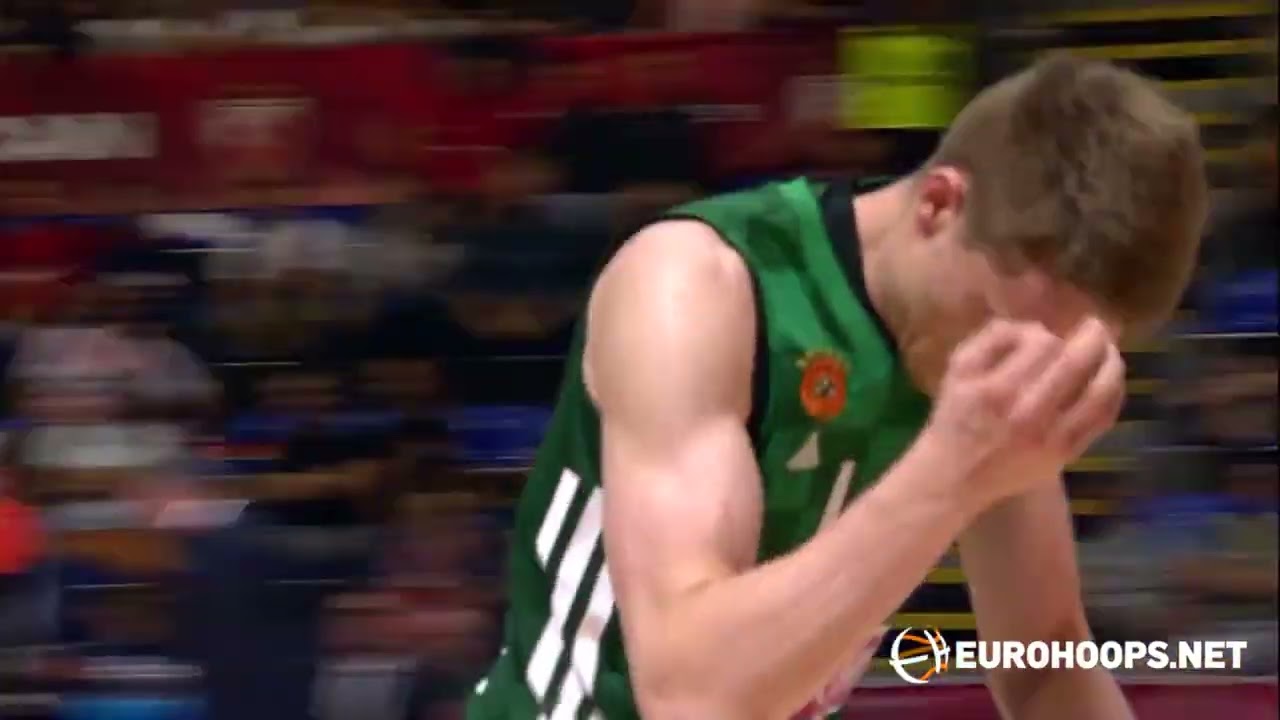 Crvena Zvezda mts Belgrade - Panathinaikos Athens 75-77: Marius Grigonis (17 points on 5/6 FG)