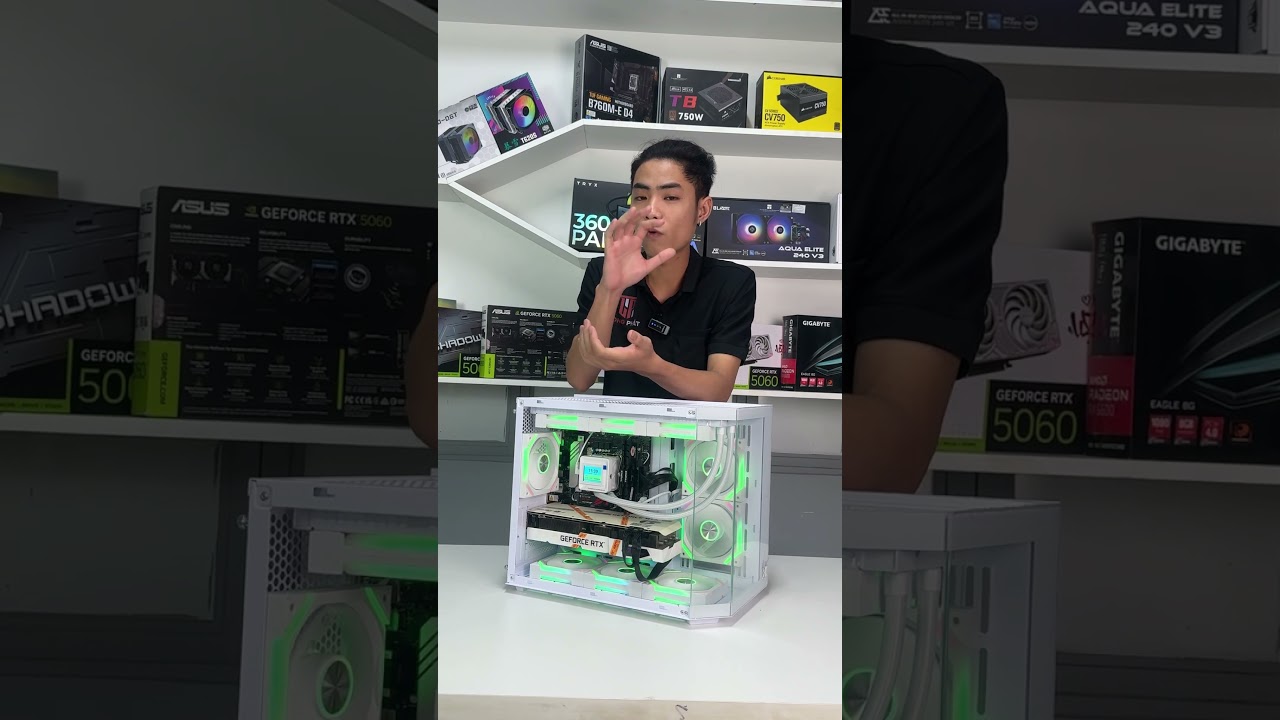 🔥 BUILD PC FULL TRẮNG VỚI RTX 3060 UTW 🔥
