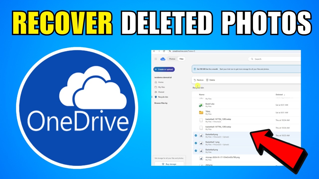 How To Recover Deleted Photos In OneDrive (2026) (Complete Guide)