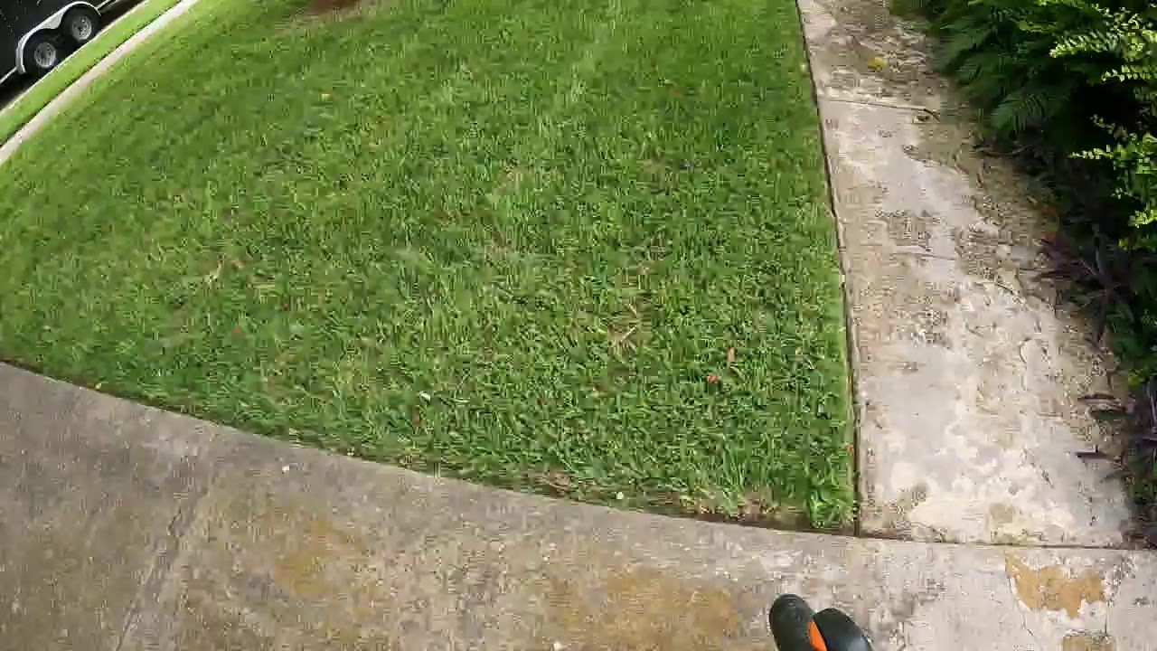 WALKING FORWARD TO EDGE AND TRIM IS THE RIGHT WAY!!!!