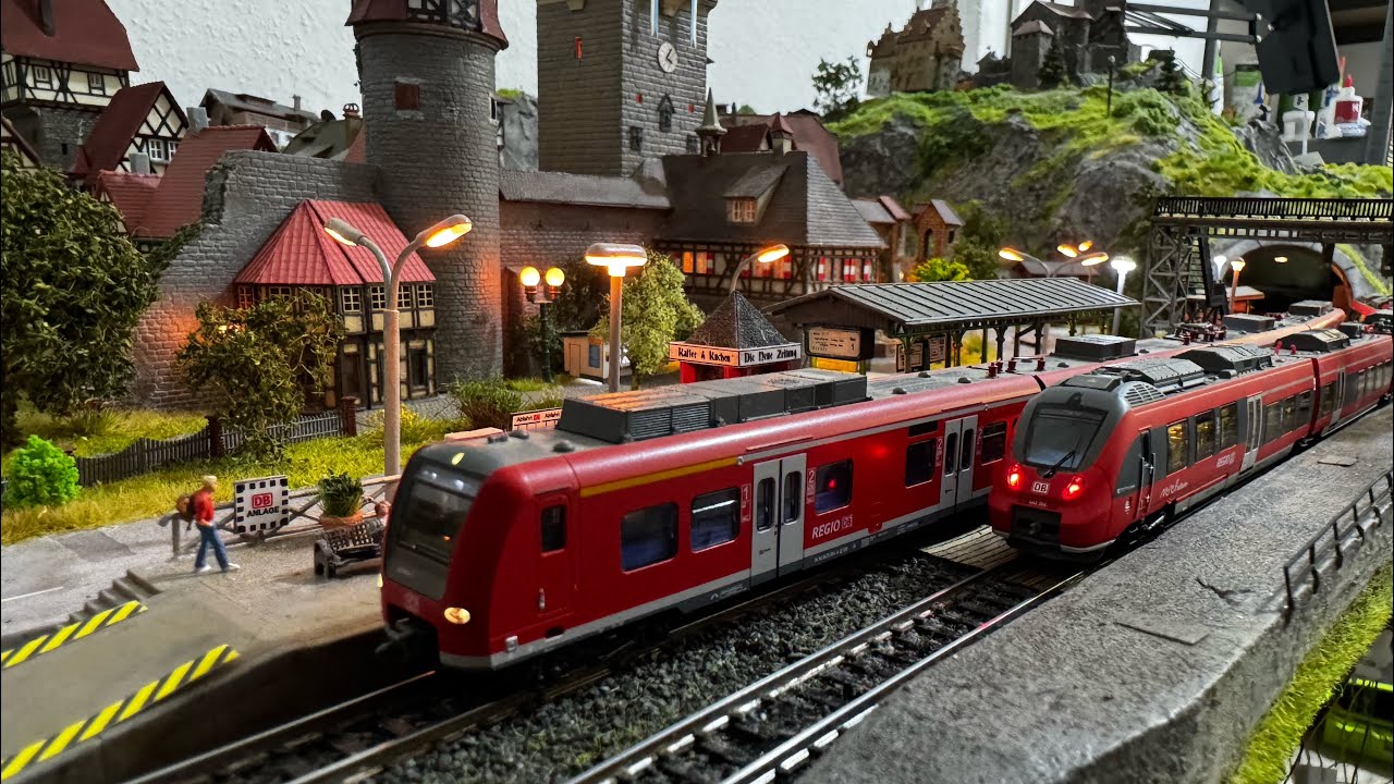 Meine Modelbahn - Spur N - 1:160 - ET 425 Regio DB - KATO Digital & Sound - PIKO Talent 2 BR442