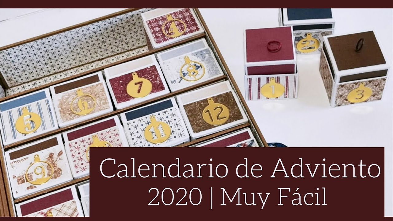 CALENDARIO DE ADVIENTO 2020 MUY FACIL (CON SATWA) - TUTORIAL | LLUNA NOVA SCRAP