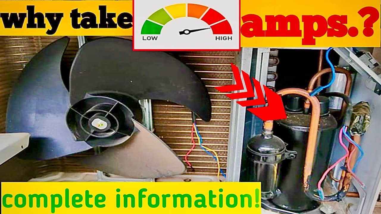 high ampere problem in ac | split ac high ampere problem in ac | hindi