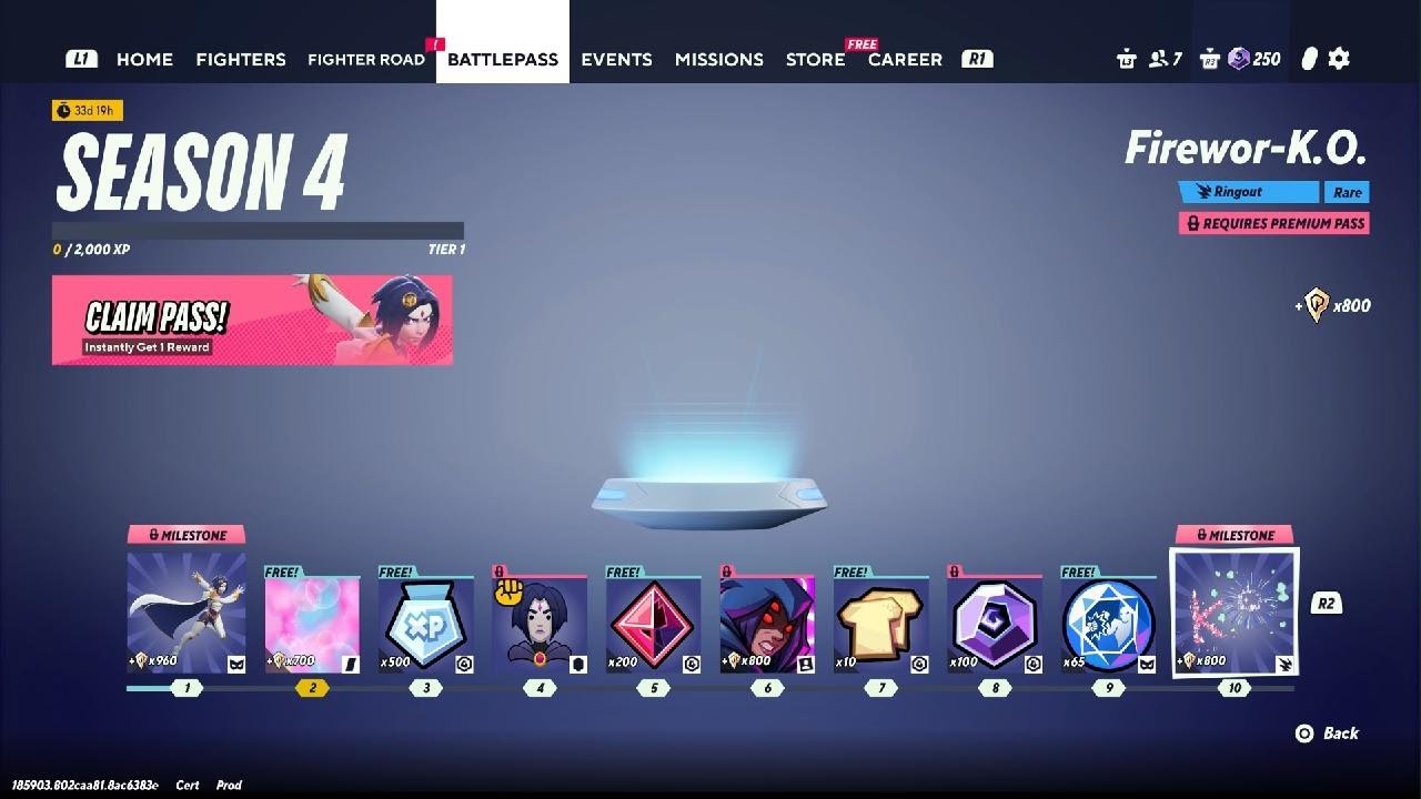 MultiVersus | *NEW* Season 4 Battle Pass Tier 1-45