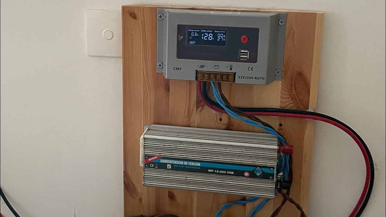 Installation compl&egrave;te d&rsquo;un panneau solaire