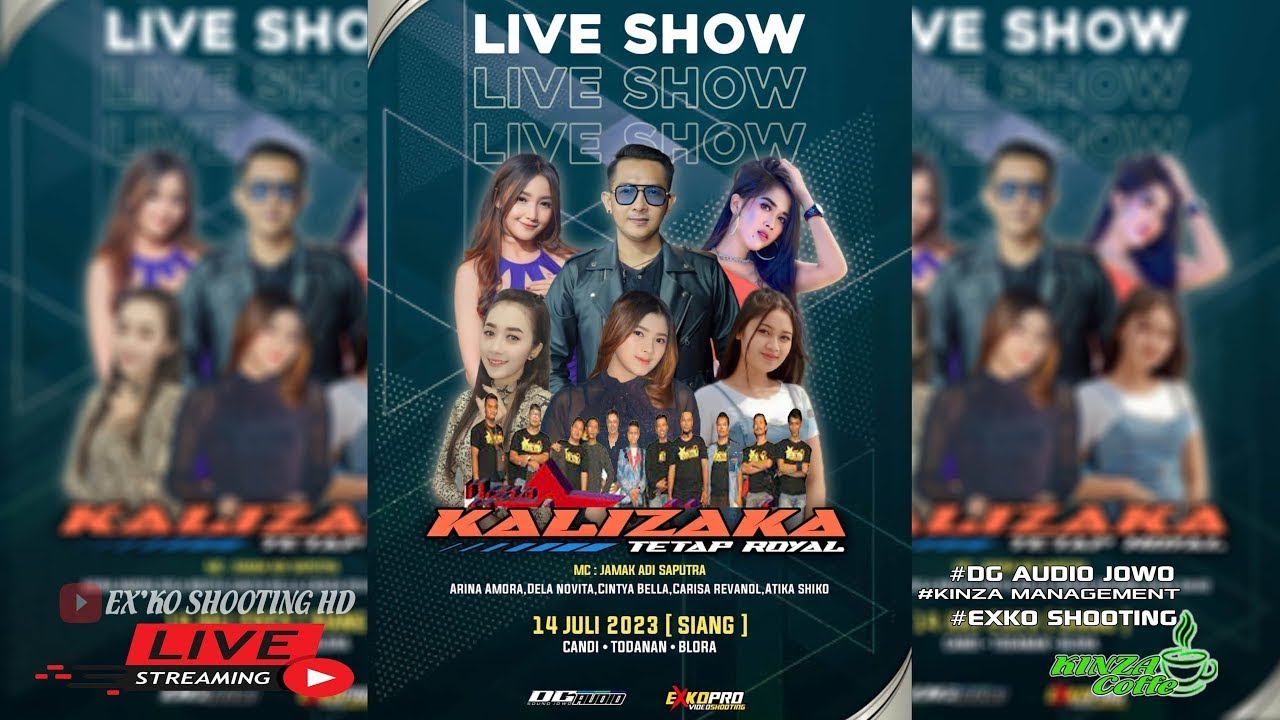 LIVE ULANG  KALIZAKA BINTANG TAMU -EXKO SHOOTING