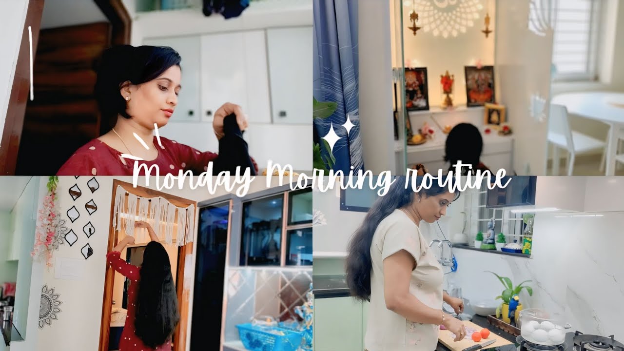 My Peaceful సోమవారం 🌞 |Puja 🙏Lunch Preparation | Simple Daily Routine 🥰