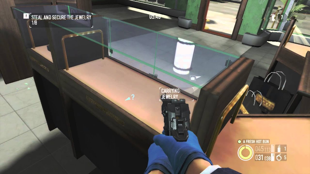 (Xbox 360) PayDay 2- Jewelry Store Full Stealth Solo