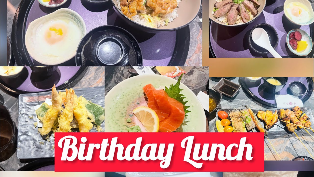 Eating Japanese Foods In My Birthday / Chen Arianne Official