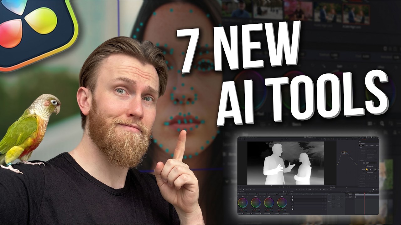 The 7 BEST AI Features in DaVinci Resolve 21 (Beta)