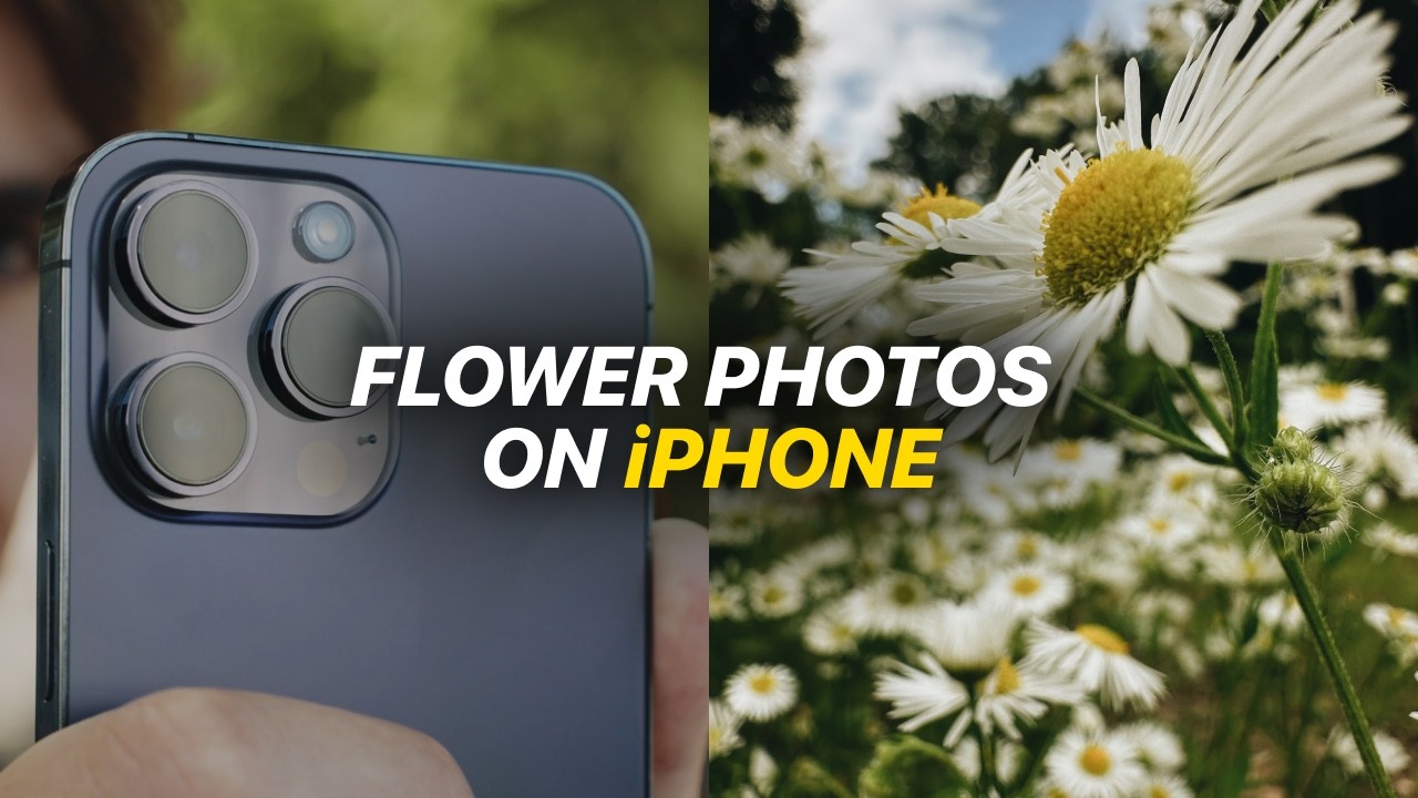Хитрости камеры iPhone для создания ПОТРЯСАЮЩИХ фотографий цветов!