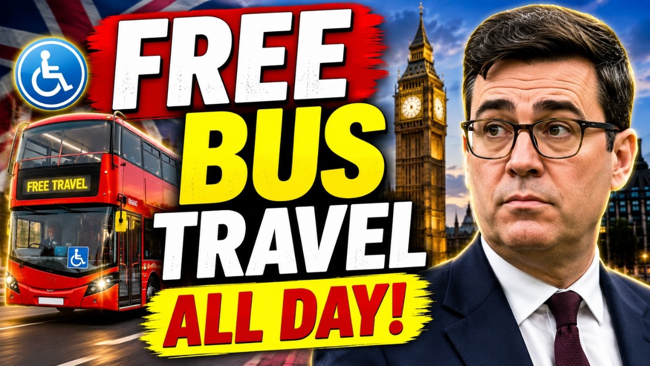 FREE BUS TRAVEL: New Government Move Gives Disabled People FREE Travel ALL DAY! 🚌✅