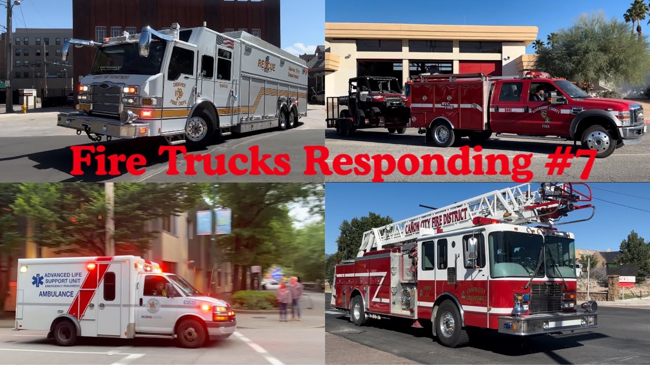 Fire Trucks Responding #7