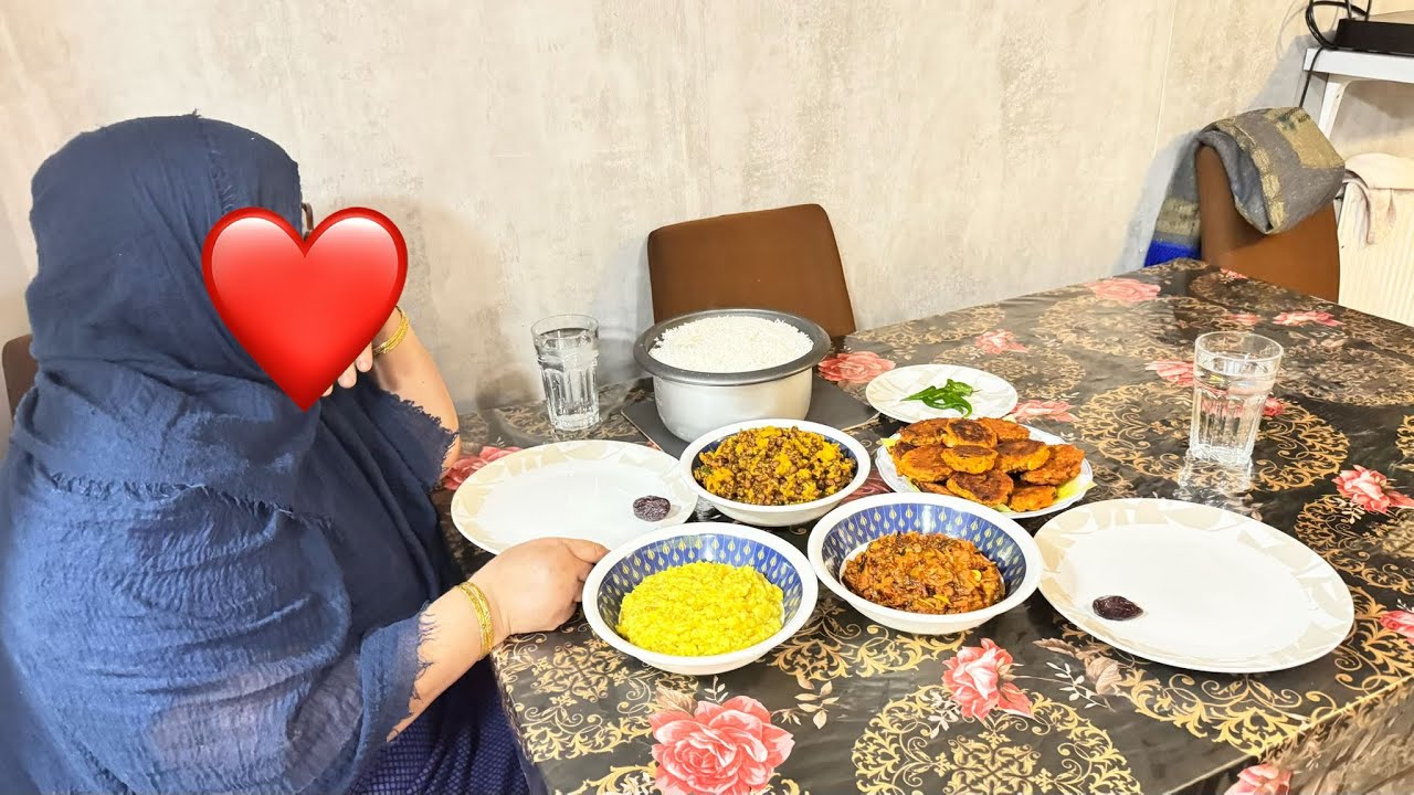 Ифтар, день 14 | чана| томатная борта| даали бора|
