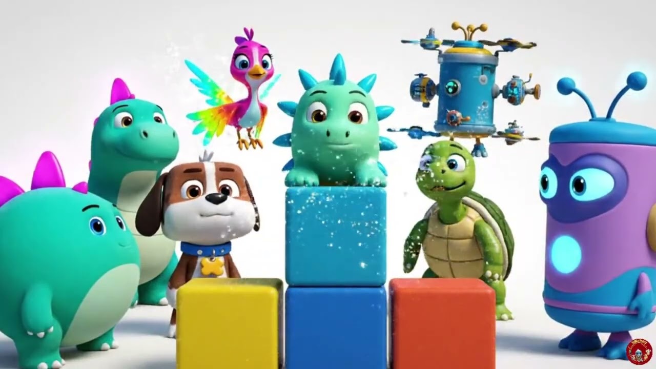 Ukrainian | Пригоди фігур у дитячій ігровій залі | Shape Adventure at  Kids Arcade