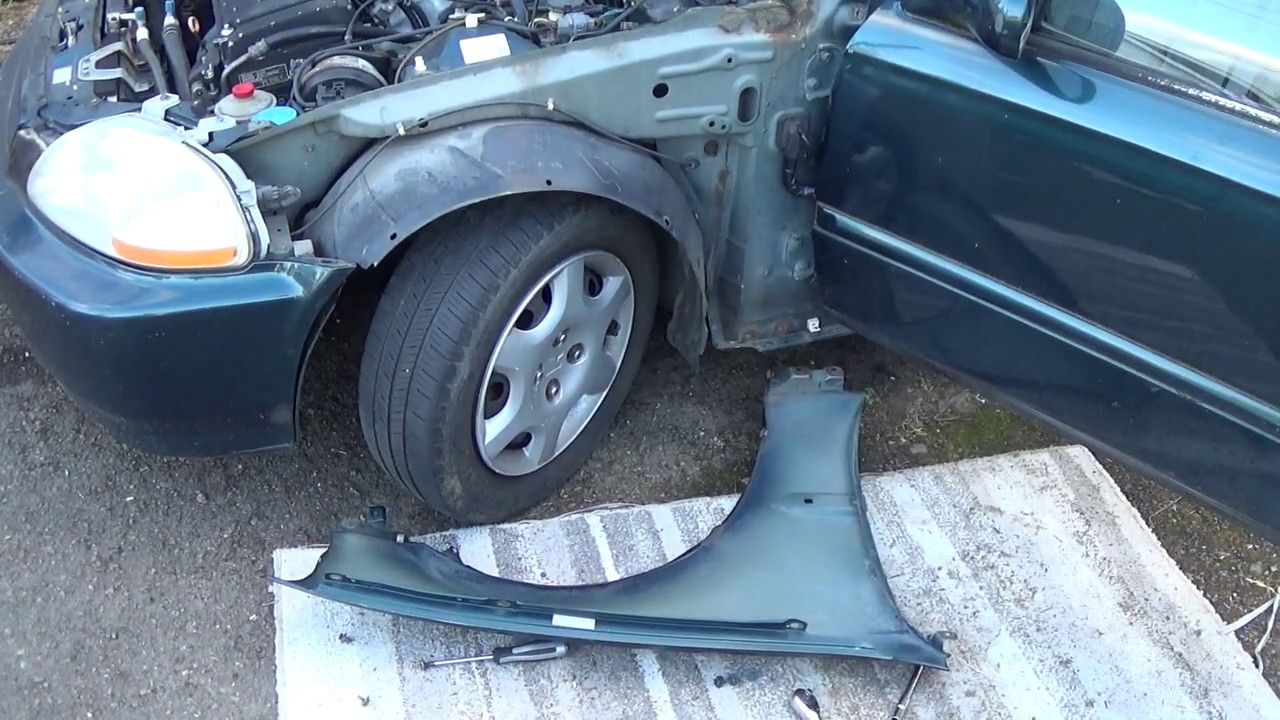 How to install fender on 1998 Honda Civic
