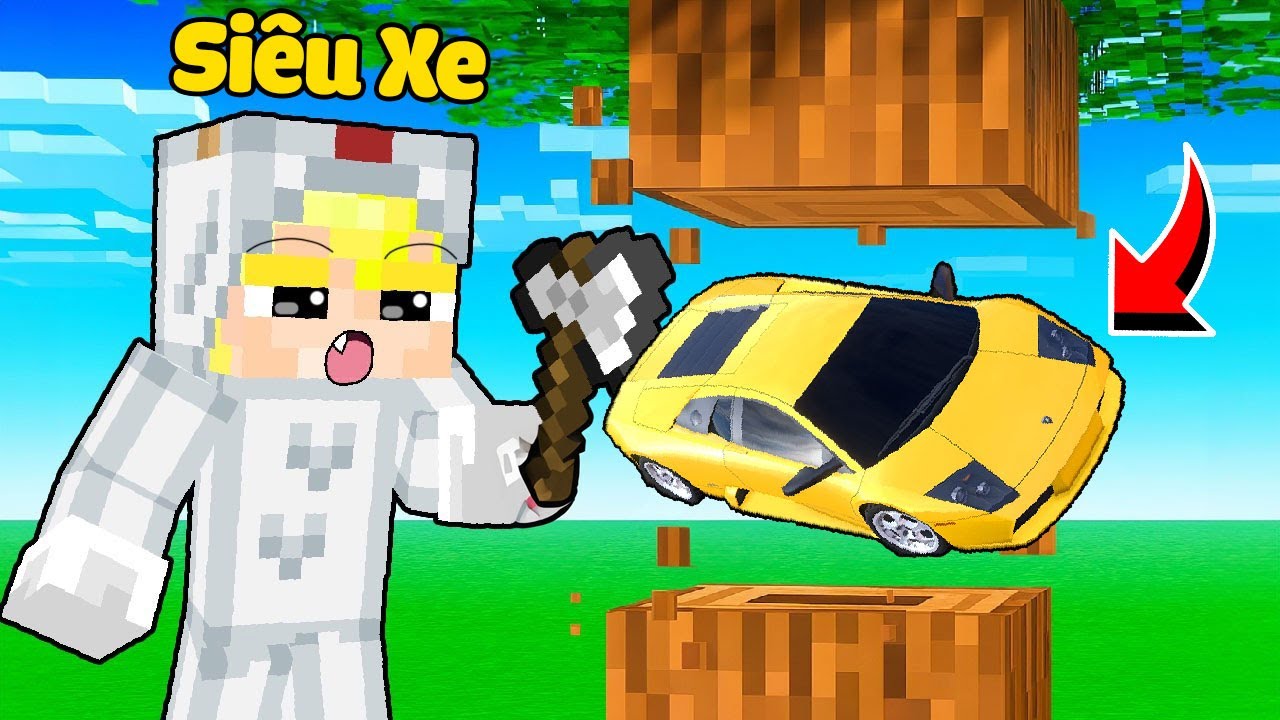 Nếu Bạn Có Thể Đào Ra Siêu Xe Trong Minecraft!