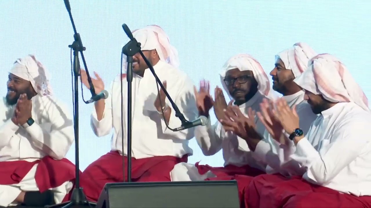 فرقة الفن الأصيل للفنون الشعبية فن حدادي مخالف ( دع بالسلام ) النهامين عبدالعزيز الحملي و صالح دشتي