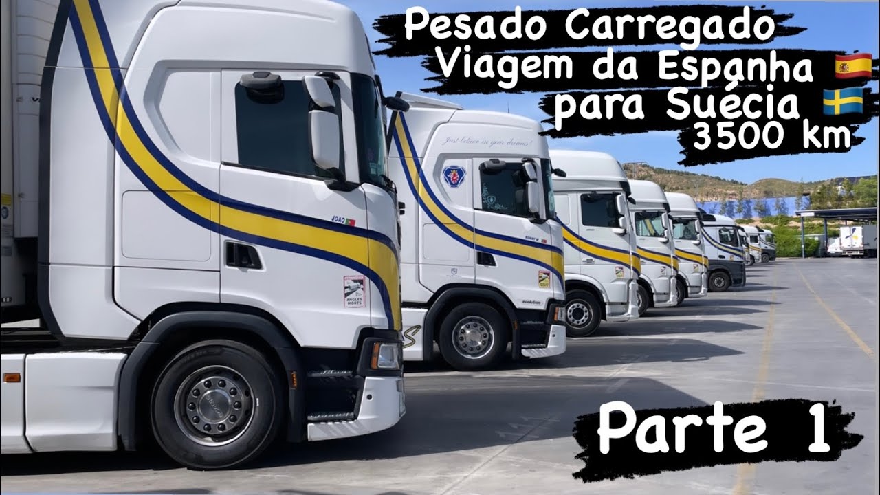 Viagem da Espanha a Suécia 🇪🇸🇸🇪/3500 km - Parte 1/2