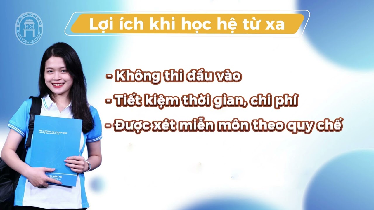 Trường Đại học Mở Hà Nội - Tuyển sinh hệ đào tạo từ xa