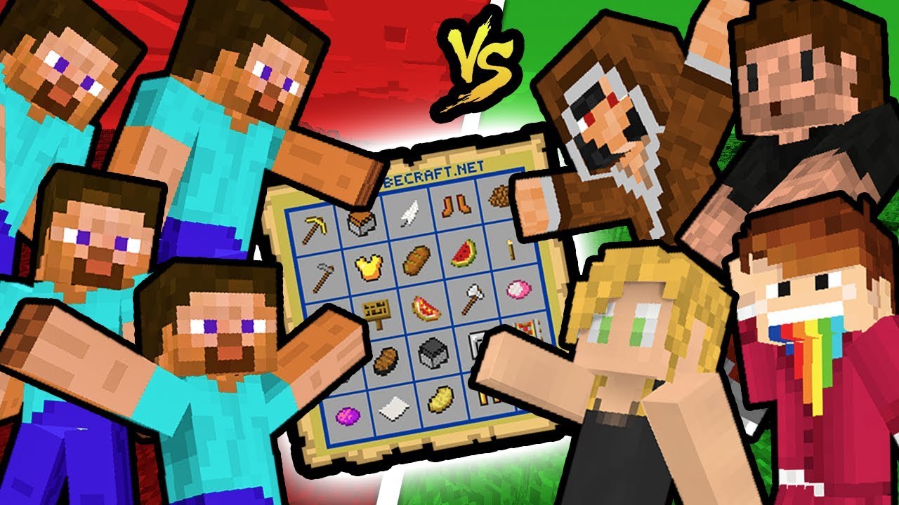 NORMALNY TEAM VS #SUPERTEAM - Minecraft Bingo