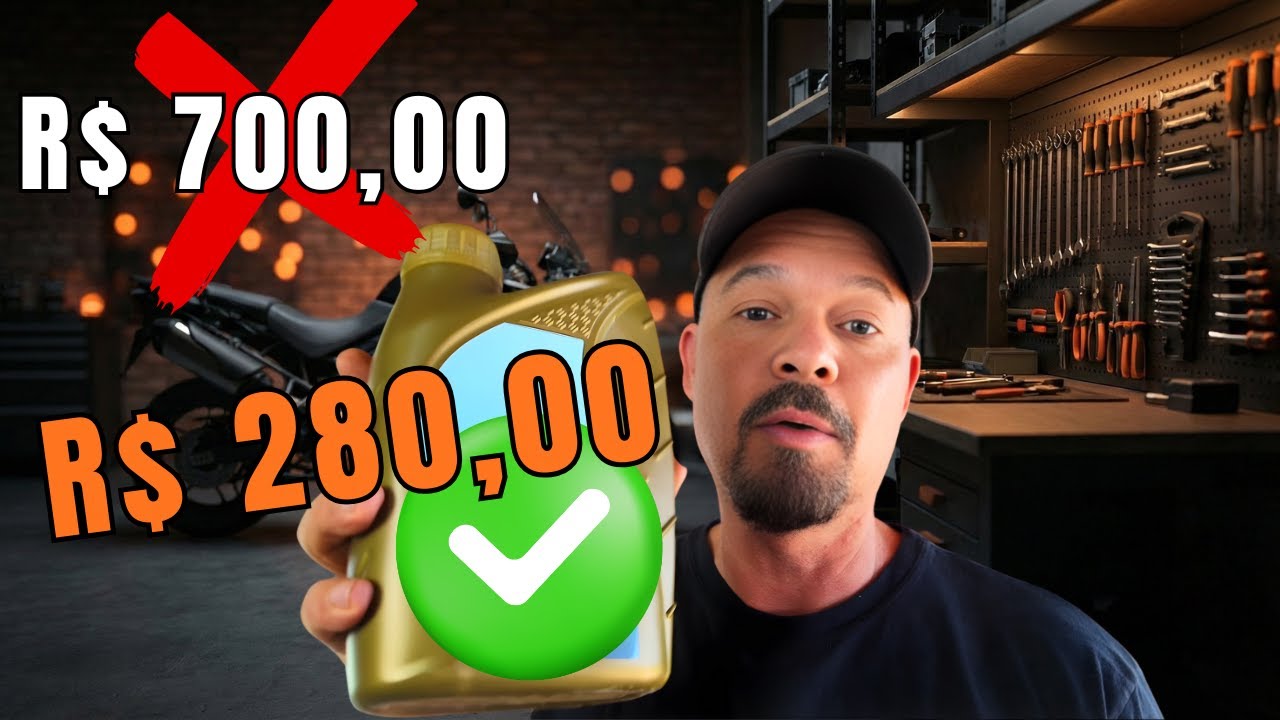 N&Atilde;O GASTE R$ 700! Troca de &Oacute;leo Triumph Tiger em Casa (Economizei R$ 420)