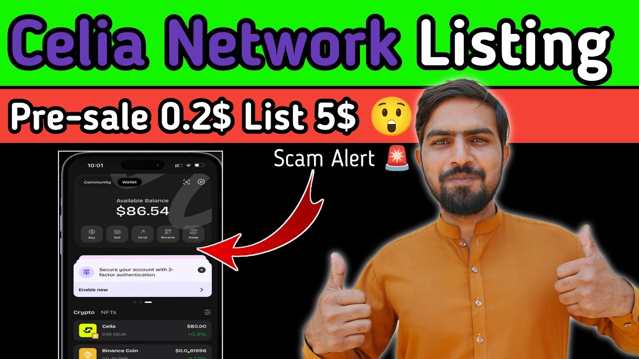Celia Network Again Scam With Community || Celia Network Pre-sale And Listen Update
