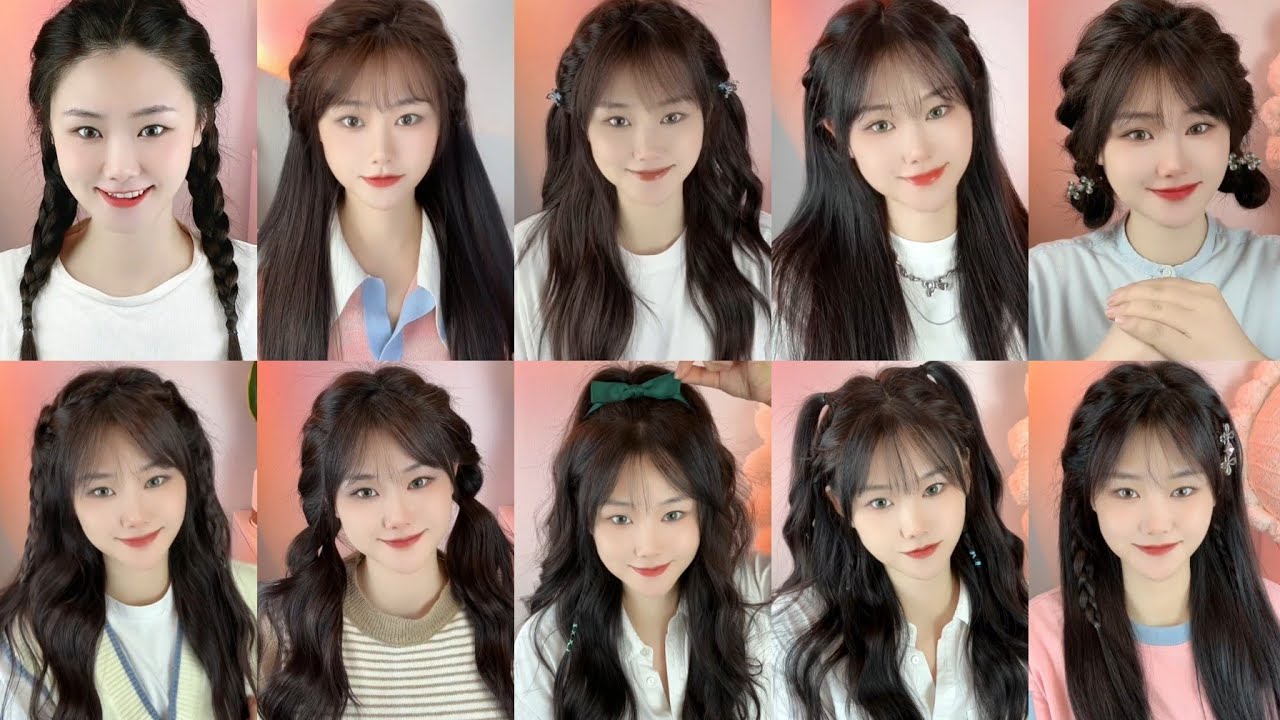 Super Easy & Cute Hairstyles Tutorials Korean Style for Girls ÷÷÷