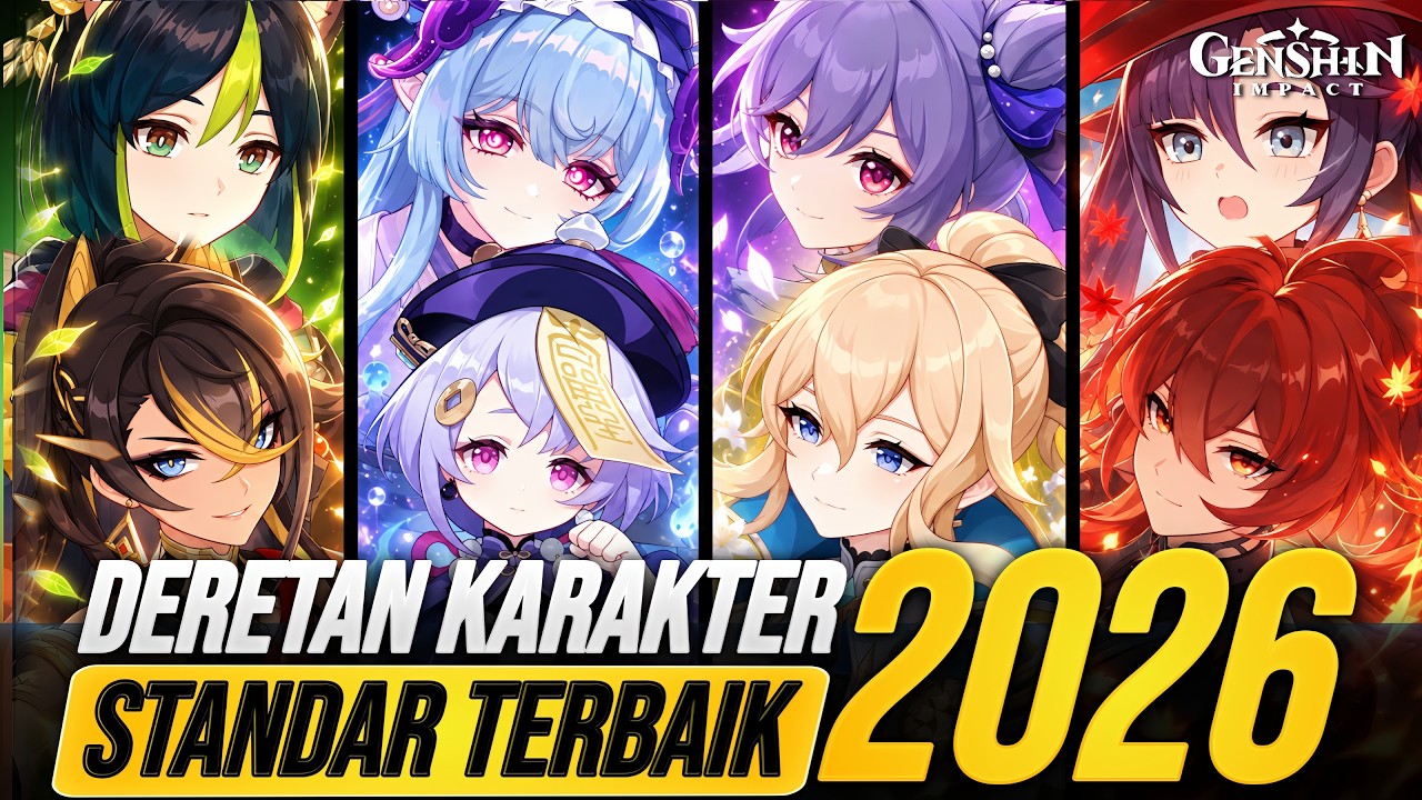 BUFF MENGUBAH SEGALANYA! Pilihan Karakter Standar Terbaik 2026 | Hadiah Anniversary Genshin Impact