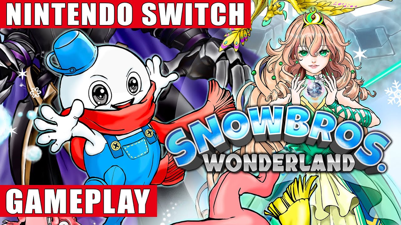 Snow Bros. Wonderland Nintendo Switch Gameplay