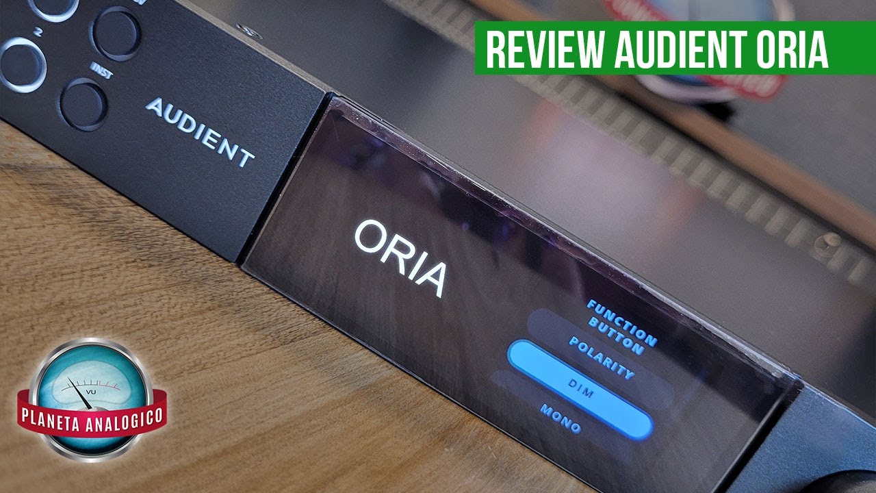 Review de la interfaz para Dolby Atmos Audient Oria - Planeta Analogico