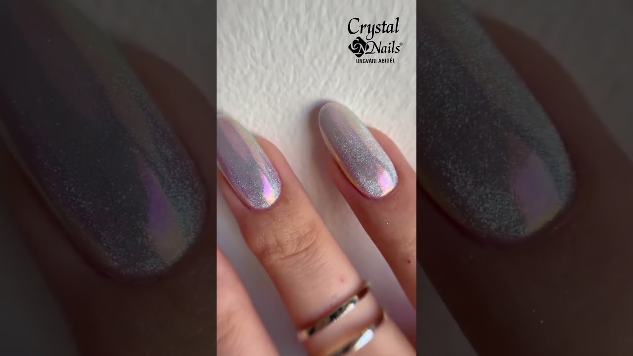 Chrome Nails 💖 #crystalnails #nail #nailart #nailswag #nailpolish #gelnail