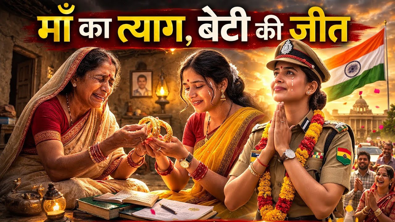 माँ ने सुहाग बेच दिया, बेटी बनी IAS | Emotional Motivational Story  I माँ का त्याग, बेटी IAS