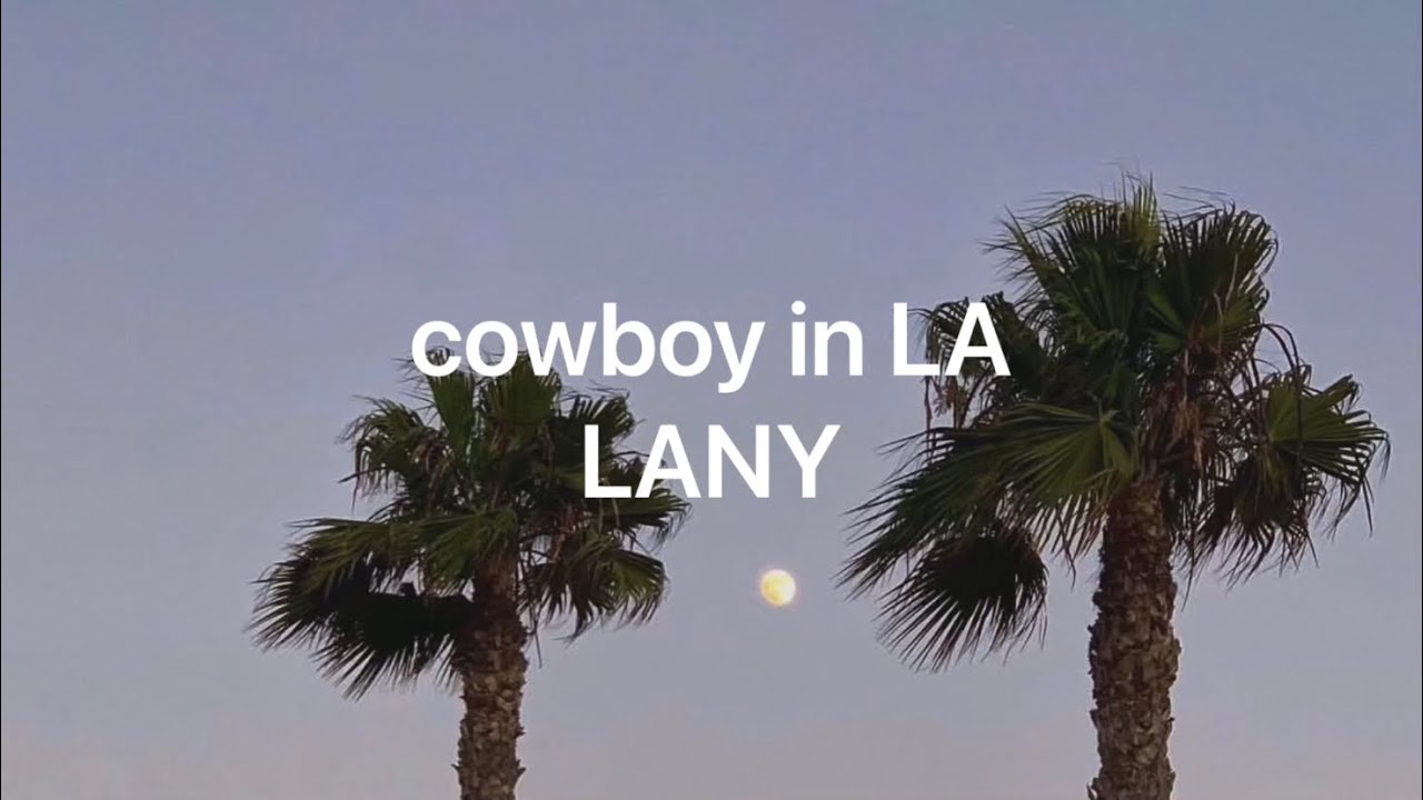 【歌詞和訳】cowboy in LA - LANY
