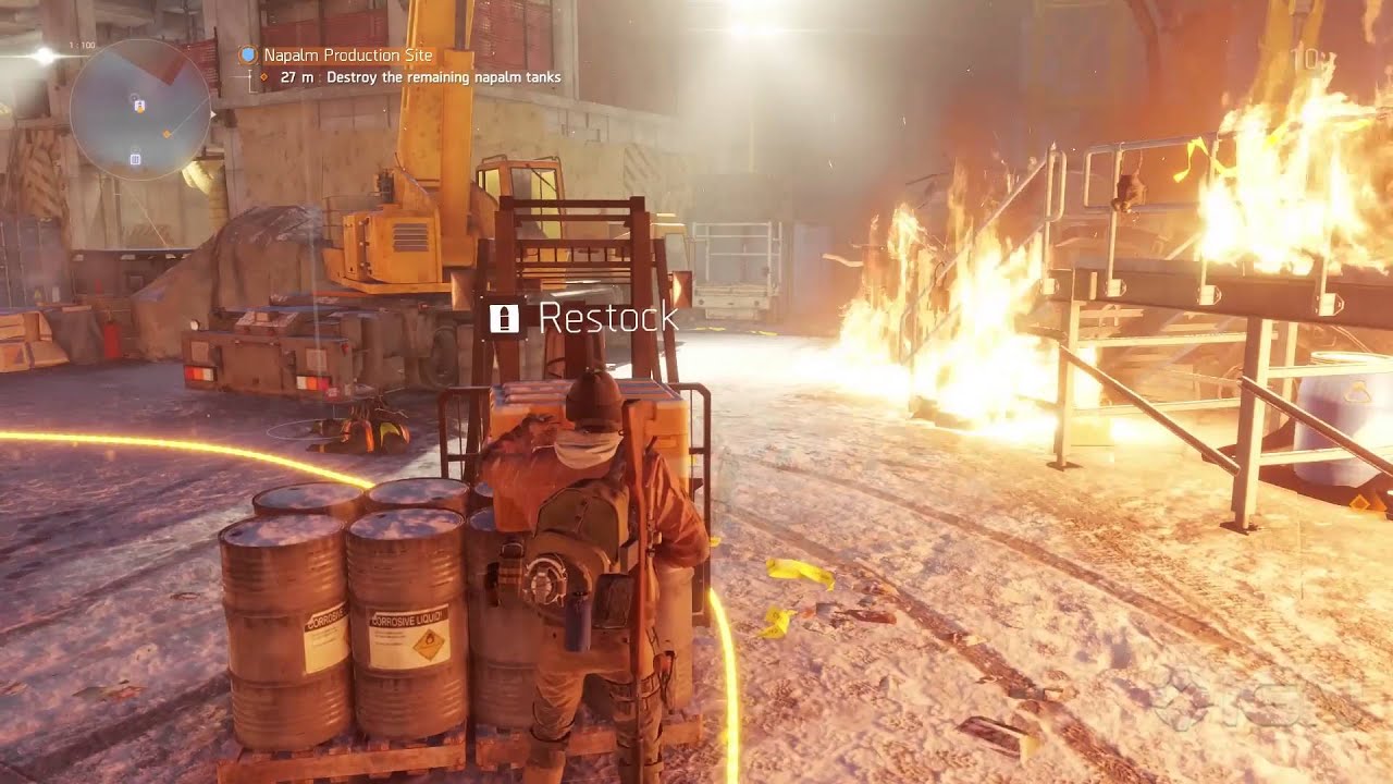 The Division - Story Mission: Napalm Production Site